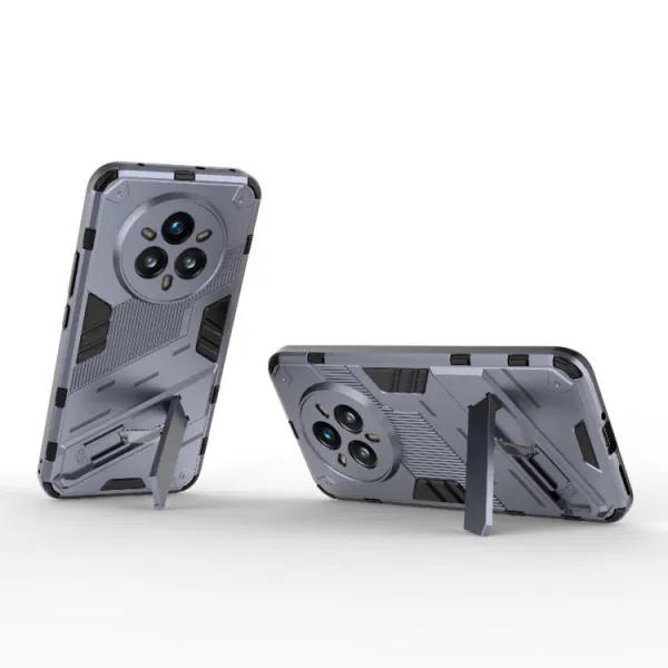 BIB Ochranný obal so stojanom pre Realme 14 Pro+ 5G šedý