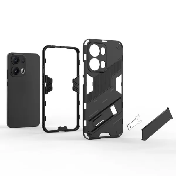 BIB Ochranný obal so stojanom pre Oppo Reno13 Pro 5G modrý