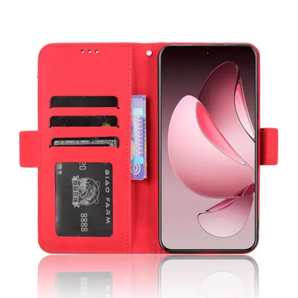 SLOT Peňaženkový obal pre Oppo Reno13 Pro 5G červený