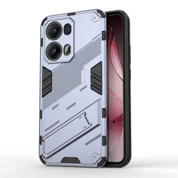 BIB Ochranný obal so stojanom pre Oppo Reno13 Pro 5G šedý