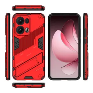 BIB Ochranný obal so stojanom pre Oppo Reno13 Pro 5G červený