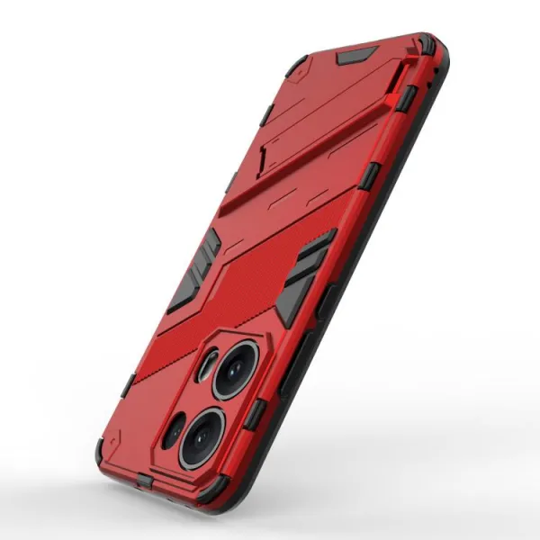 BIB Ochranný obal so stojanom pre Oppo Reno13 Pro 5G červený
