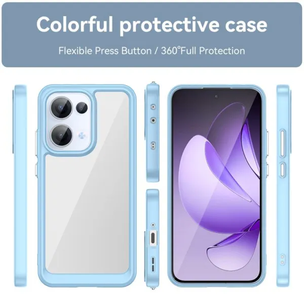 CRYSTAL Ochranný obal pre Oppo Reno13 5G modrý