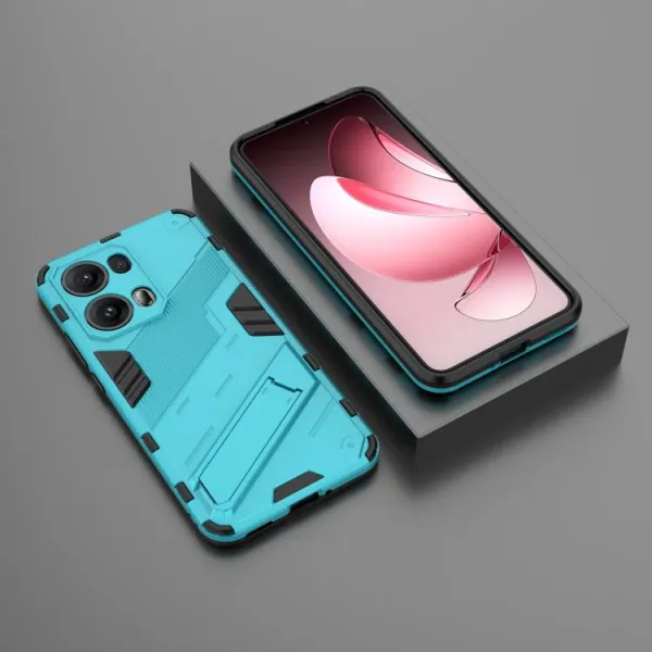 BIB Ochranný obal so stojanom pre Oppo Reno13 Pro 5G modrý