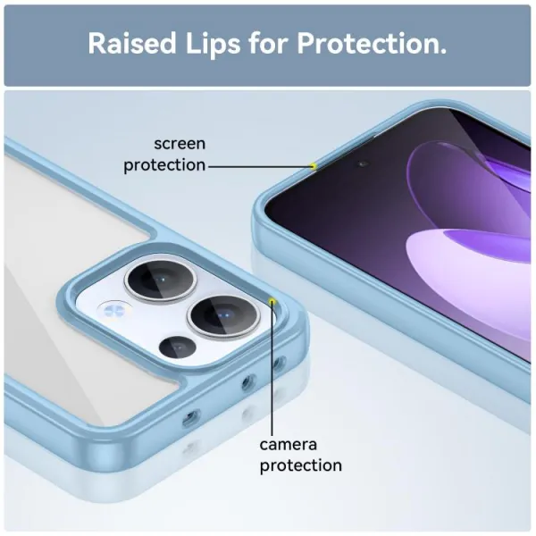 CRYSTAL Ochranný obal pre Oppo Reno13 5G modrý