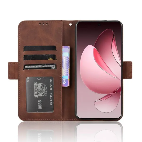 SLOT Peňaženkový obal pre Oppo Reno13 Pro 5G hnedý