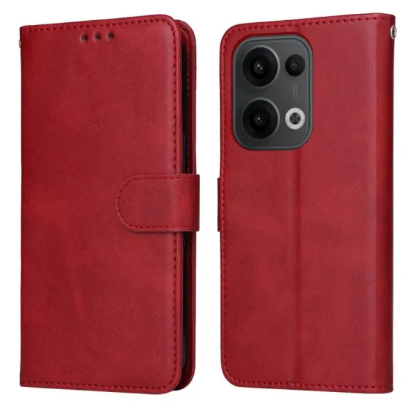 SMOOTH Peňaženkové puzdro pre Oppo Reno13 5G červené
