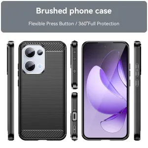 FLEXI TPU Ochranný kryt Oppo Reno13 5G čierny