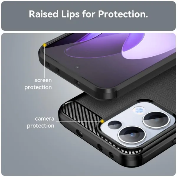FLEXI TPU Ochranný kryt Oppo Reno13 5G čierny