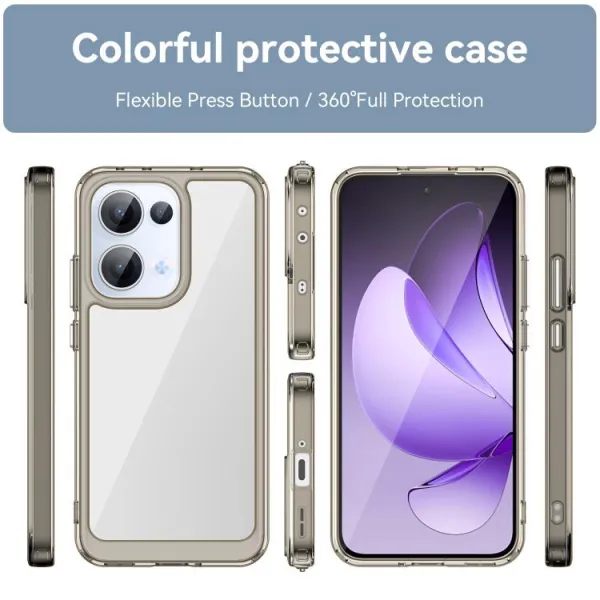 CRYSTAL Ochranný obal pre Oppo Reno13 5G šedý