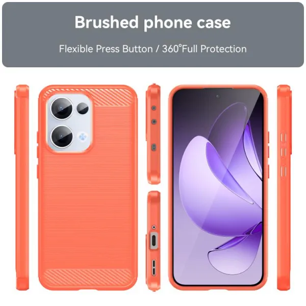 FLEXI TPU Ochranný kryt Oppo Reno13 5G červený