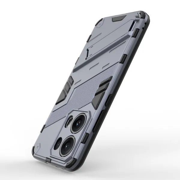 BIB Ochranný obal so stojanom pre Oppo Reno13 Pro 5G šedý