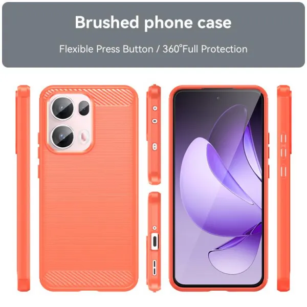 FLEXI TPU Ochranný kryt Oppo Reno13 Pro 5G červený