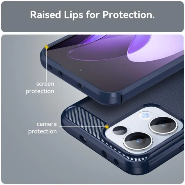 FLEXI TPU Ochranný kryt Oppo Reno13 5G modrý