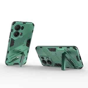 BIB Ochranný obal so stojanom pre Oppo Reno13 Pro 5G zelený