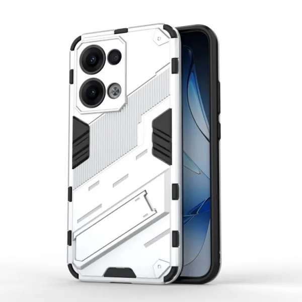 BIB Ochranný obal so stojanom pre Oppo Reno13 5G biely