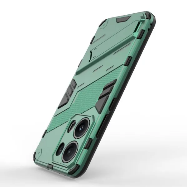 BIB Ochranný obal so stojanom pre Oppo Reno13 Pro 5G zelený