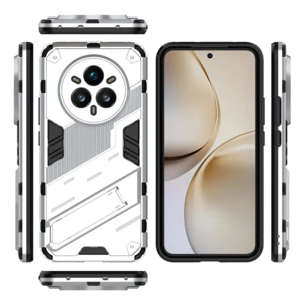 BIB Ochranný obal so stojanom pre Realme 14 Pro+ 5G biely