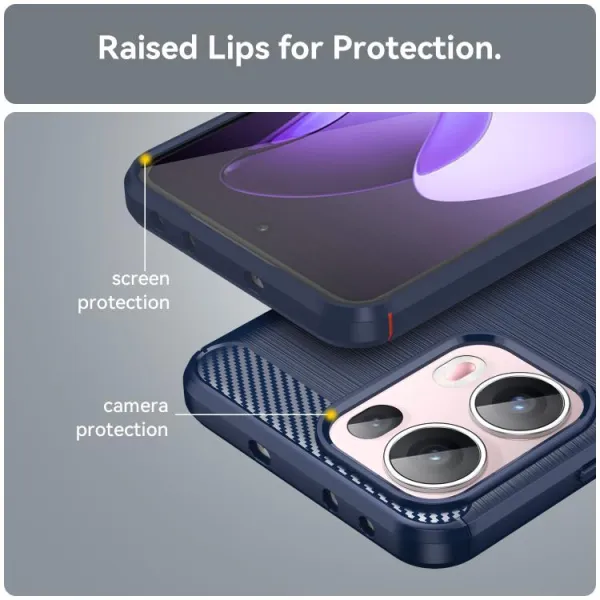 FLEXI TPU Ochranný kryt Oppo Reno13 Pro 5G modrý