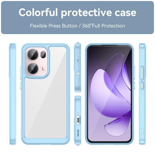 CRYSTAL Ochranný obal pre Oppo Reno13 Pro 5G modrý