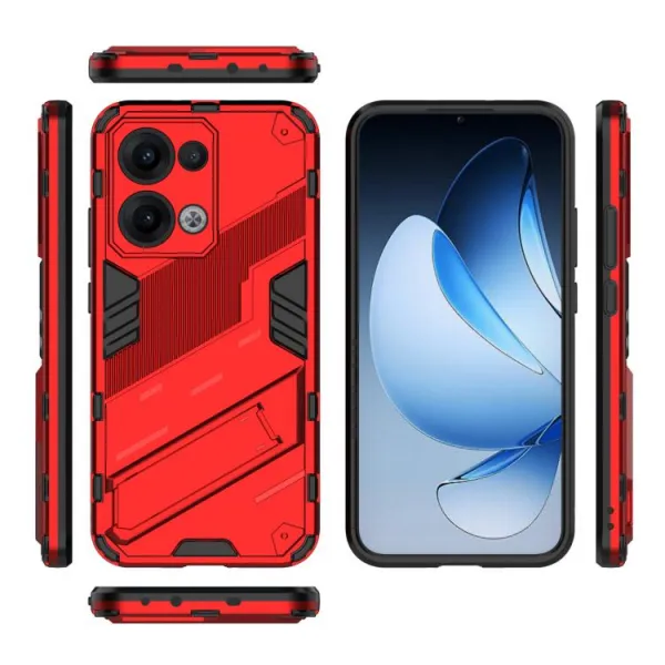 BIB Ochranný obal so stojanom pre Oppo Reno13 5G červený