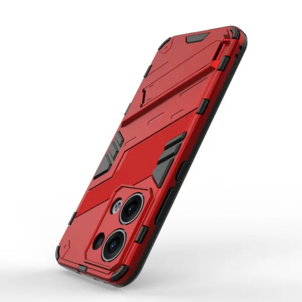 BIB Ochranný obal so stojanom pre Oppo Reno13 5G červený