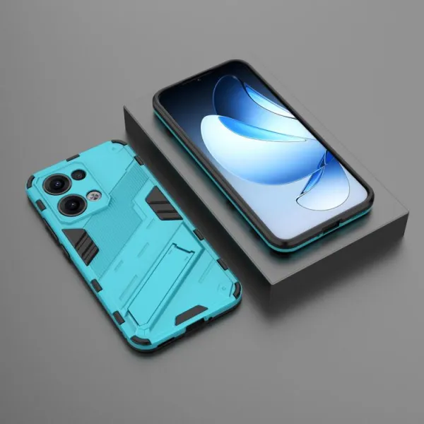 BIB Ochranný obal so stojanom pre Oppo Reno13 5G modrý