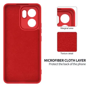 RUBBER Ochranný obal pre Oppo Reno13 F 5G / Reno13 FS 5G červený