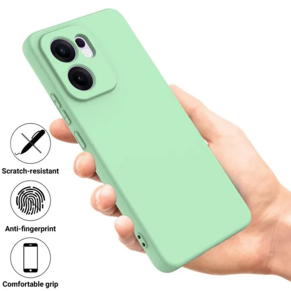 RUBBER Ochranný obal pre Oppo Reno13 F 5G / Reno13 FS 5G zelený