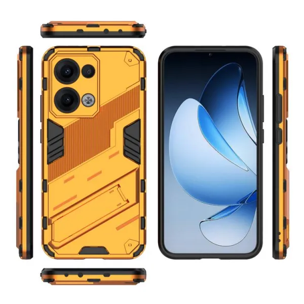 BIB Ochranný obal so stojanom pre Oppo Reno13 5G oranžový