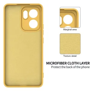 RUBBER Ochranný obal pre Oppo Reno13 F 5G / Reno13 FS 5G žltý