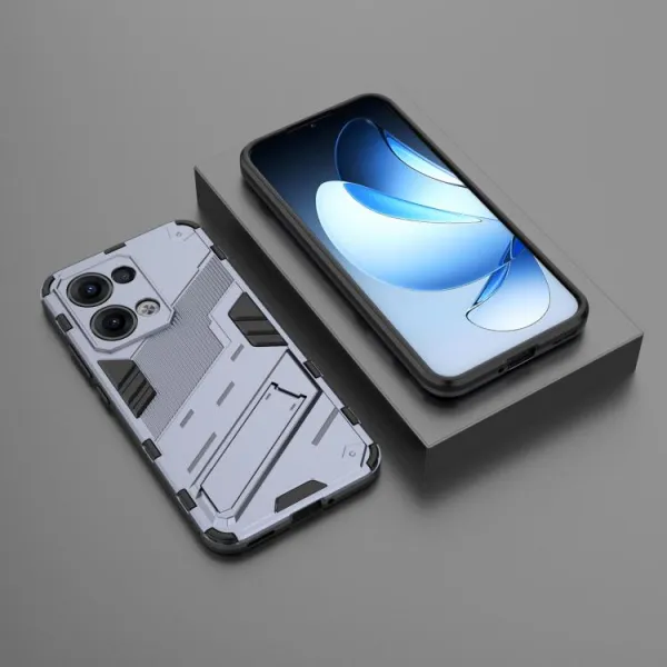 BIB Ochranný obal so stojanom pre Oppo Reno13 5G šedý