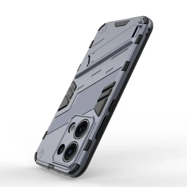 BIB Ochranný obal so stojanom pre Oppo Reno13 5G šedý