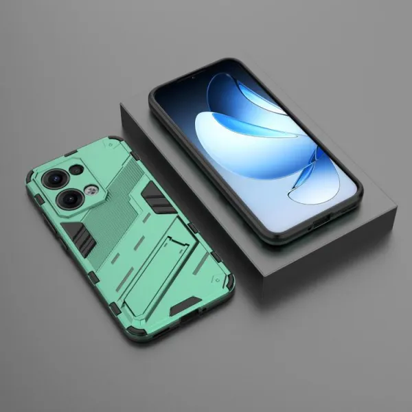 BIB Ochranný obal so stojanom pre Oppo Reno13 5G zelený