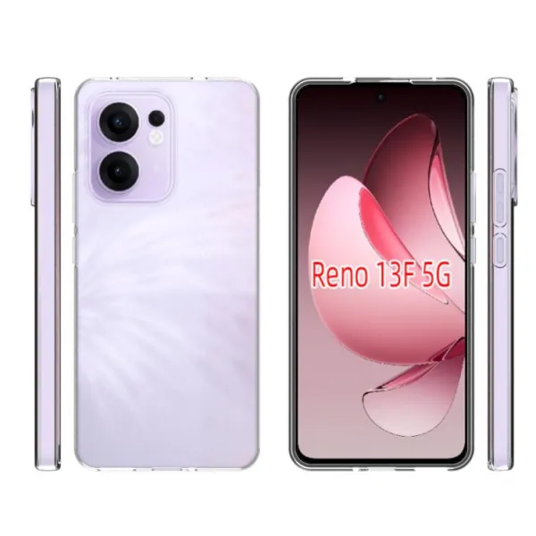 TPU Ochranný kryt pre Oppo Reno13 F 5G / Reno13 FS 5G priehľadný