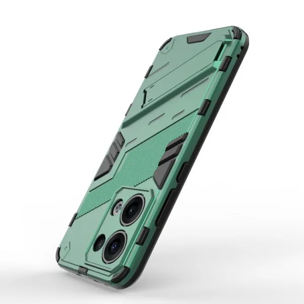 BIB Ochranný obal so stojanom pre Oppo Reno13 5G zelený