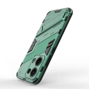 BIB Ochranný obal so stojanom pre Oppo Reno13 5G zelený