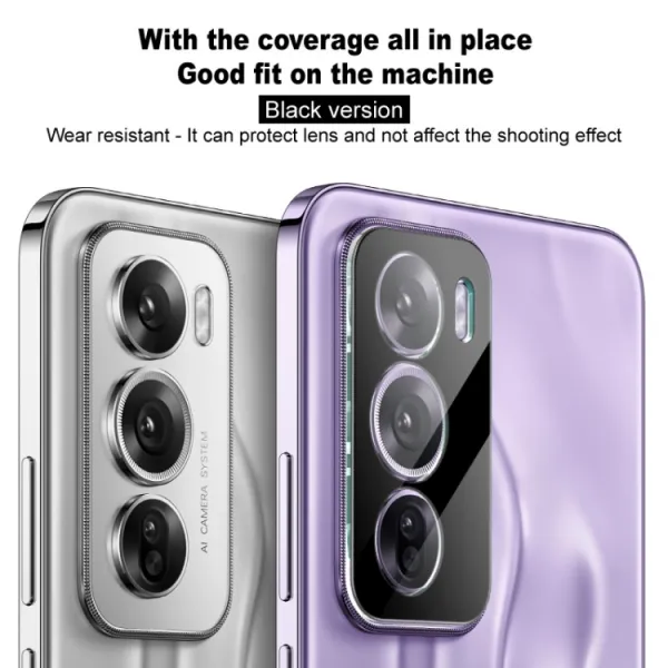 IMAK FULL COVER Sklo pre fotoaparát Oppo Reno13 F 5G / Reno13 FS 5G BLACK
