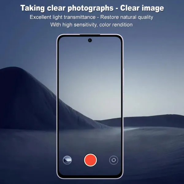 IMAK FULL COVER Sklo pre fotoaparát Oppo Reno13 F 5G / Reno13 FS 5G BLACK