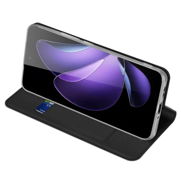DUX Zaklápacie puzdro pre Oppo Reno13 F 5G / Reno13 FS 5G čierne