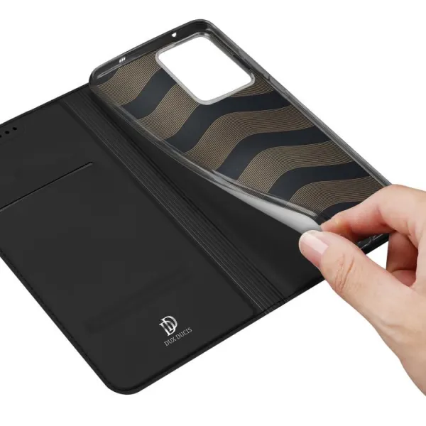 DUX Zaklápacie puzdro pre Oppo Reno13 F 5G / Reno13 FS 5G čierne