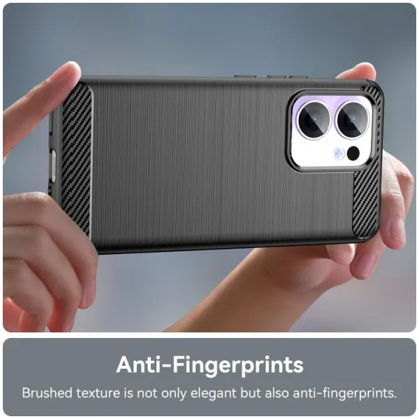 FLEXI TPU Ochranný kryt Oppo Reno13 F 5G / Reno13 FS 5G čierny