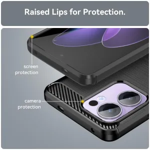 FLEXI TPU Ochranný kryt Oppo Reno13 F 5G / Reno13 FS 5G čierny