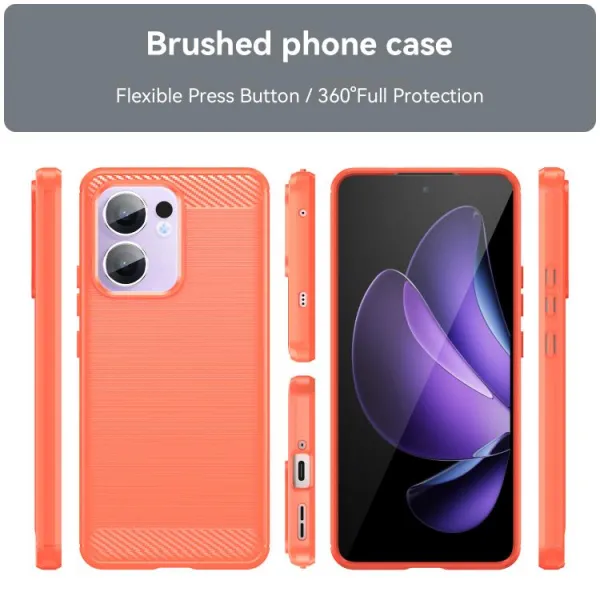 FLEXI TPU Ochranný kryt Oppo Reno13 F 5G / Reno13 FS 5G červený