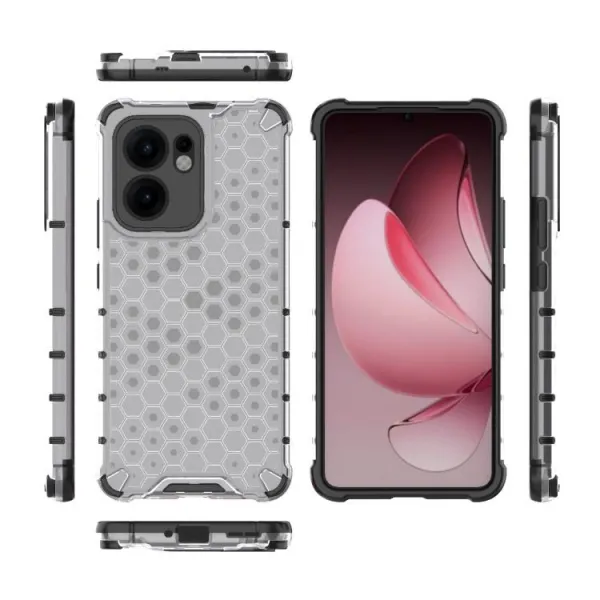 HONEYCOMB Ochranný kryt Oppo Reno13 F 5G / Reno13 FS 5G priehľadný