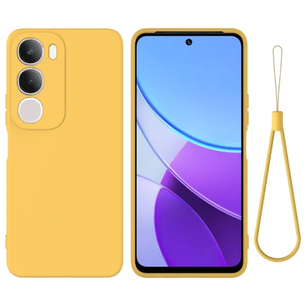 RUBBER Ochranný obal pre Vivo Y19s žltý