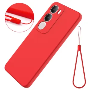 RUBBER Ochranný obal pre Vivo Y19s červený