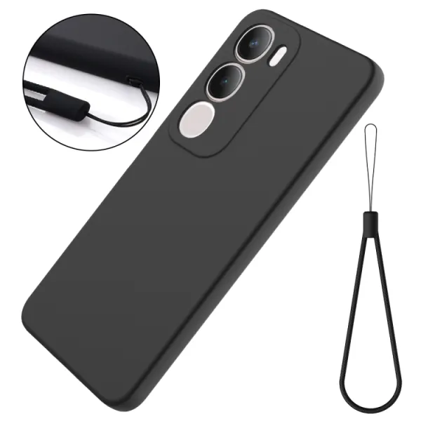RUBBER Ochranný obal pre Vivo Y19s čierny