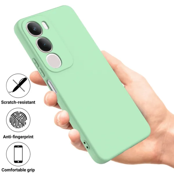 RUBBER Ochranný obal pre Vivo Y19s zelený