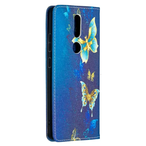ART Peňaženkový kryt Nokia 2.4 GOLD BUTTERFLIES